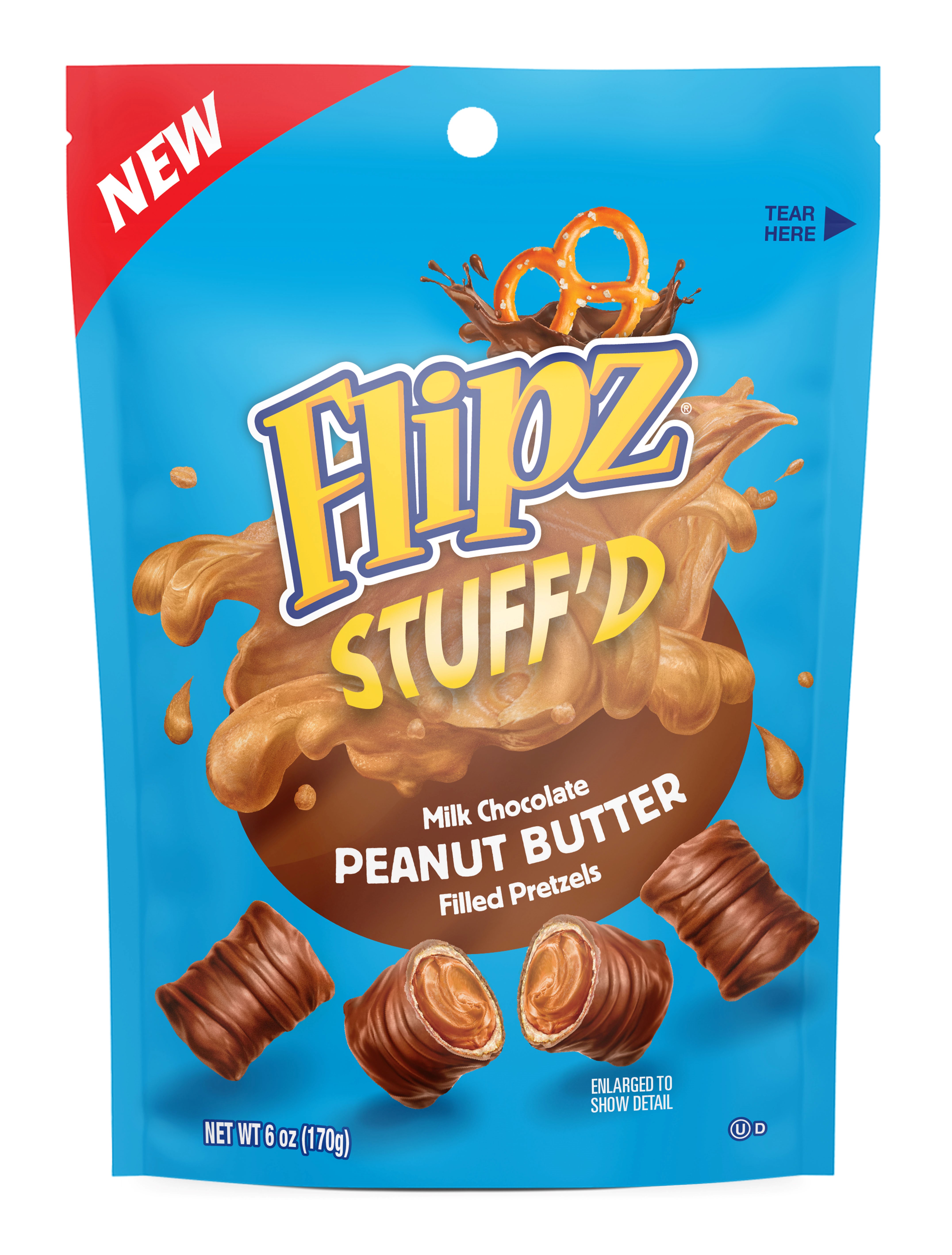 Flipz Peanut Butter Filled Pouch 6oz